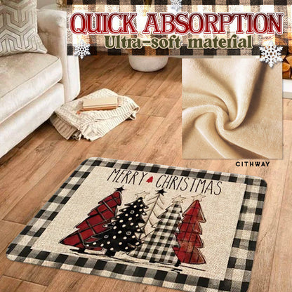 Dobshow™ Vintage Christmas Non-slip Door Mat